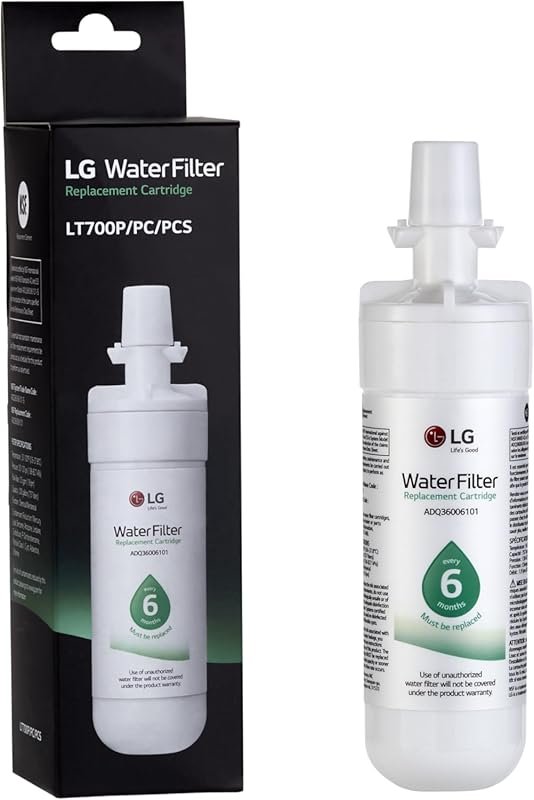 LG LT700P 6-Month 200-Gallon Refrigerator Water Filter, NSF42 & NSF53 