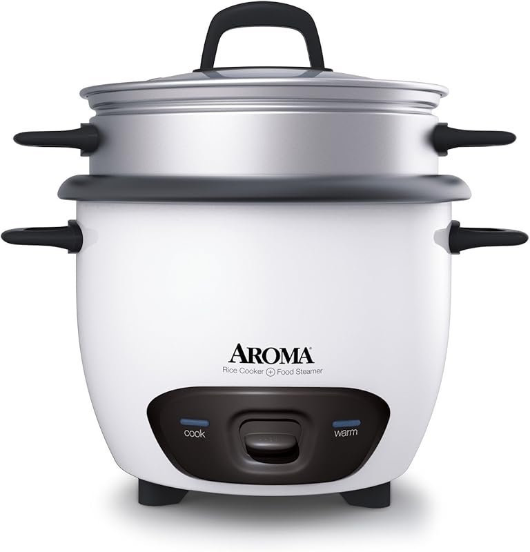 Aroma Housewares 14-Cup Pot Style Rice Cooker & Steamer, 7-Cup Uncooke