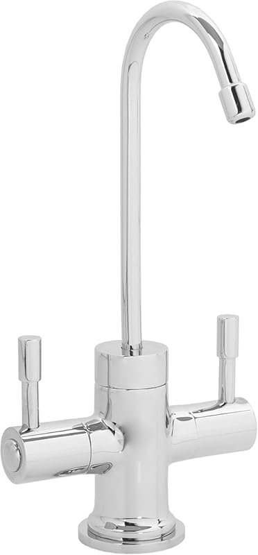 Westbrass Contemporary Two‑Handle Instant Hot/Cold Water Dispenser Fau