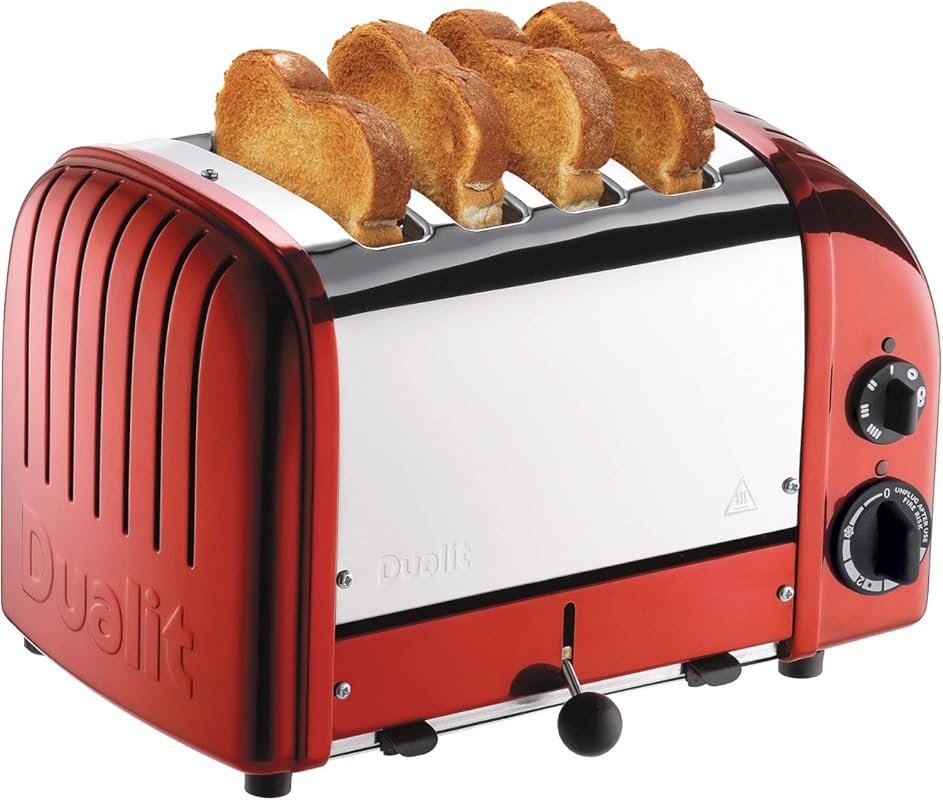 Dualit Classic 4-Slice NewGen Toaster with Replaceable Elements, Defro