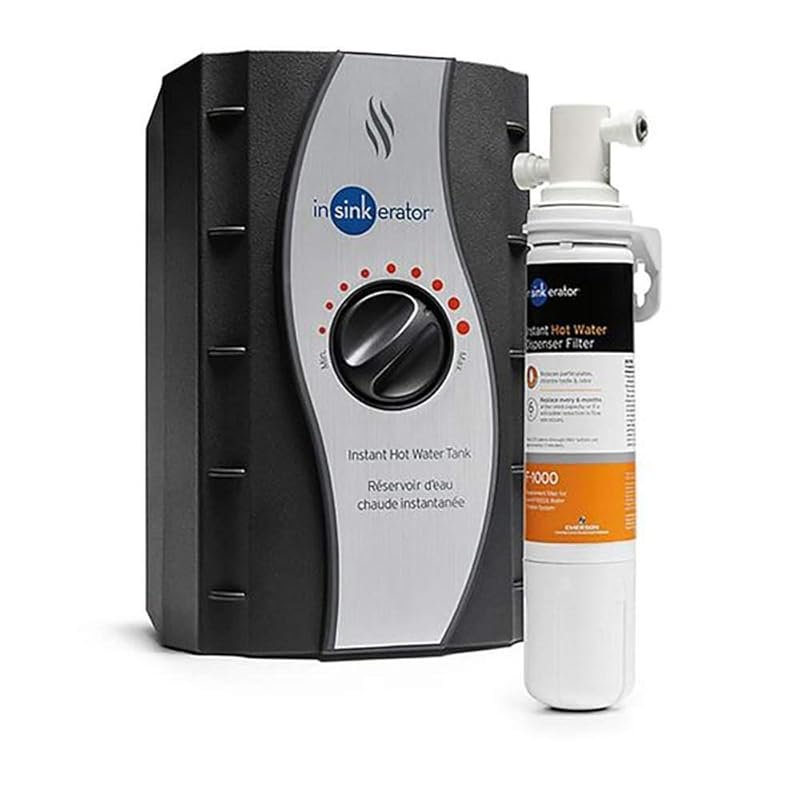 InSinkErator Instant Hot Water Tank with Filters, 2/3 Gallon Stainless