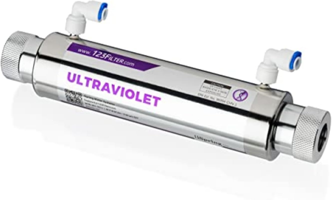 iSpring UVF11A 11W UV Light Water Filter with Smart Flow Control