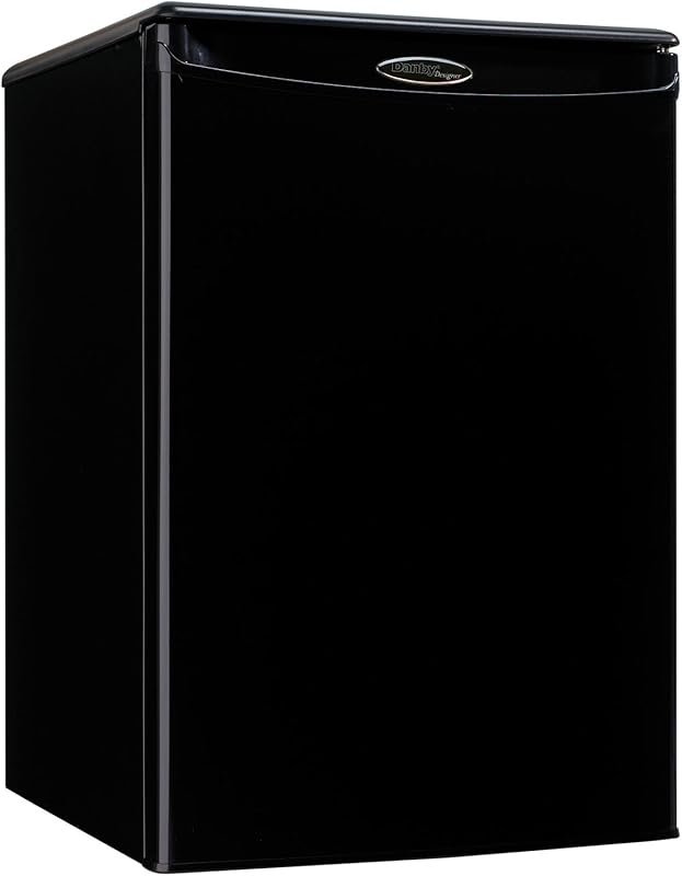 Danby Designer 2.6 Cu.Ft Black Compact Refrigerator for Small Spaces