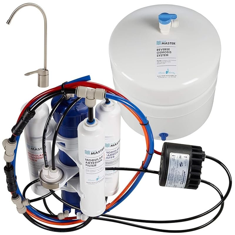 Home Master TMAFC-ERP 7-Stage Artesian Full Contact RO System, Fast Fi