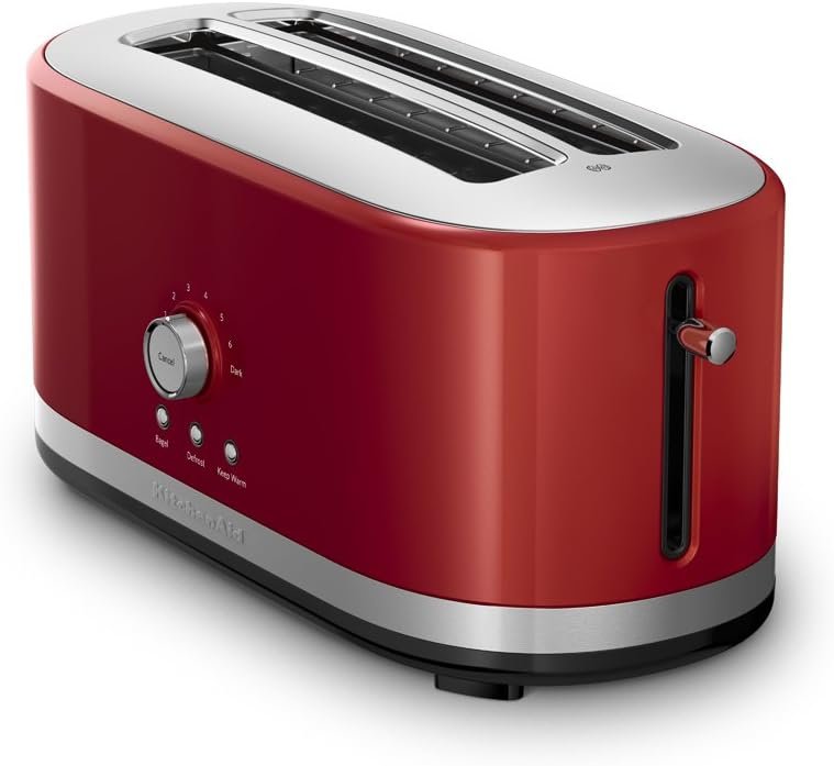 KitchenAid 4-Slice Long Slot Toaster with High Lift Lever in Empire Re