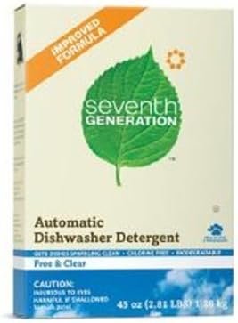 Seventh Generation Free & Clear Automatic Dishwasher Powder, Eco-Frien