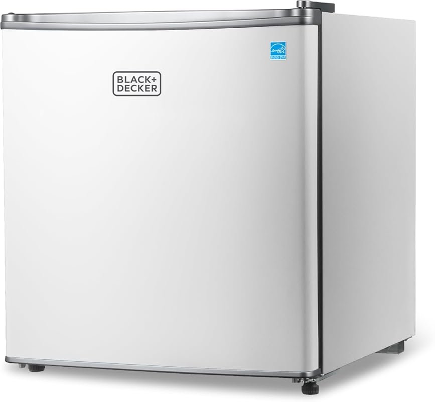 BLACK+DECKER 1.7 Cu Ft ENERGY STAR Mini Fridge with Chiller Compartmen