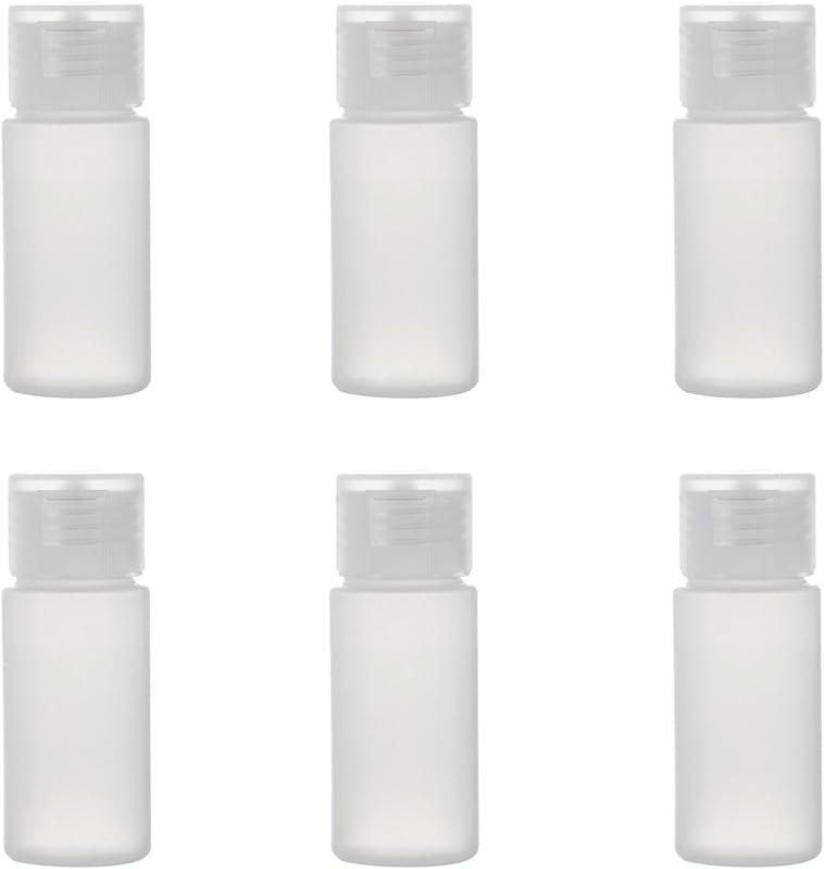ALINK 30ml Empty Toiletry Bottles with Labels (Pack of 6)