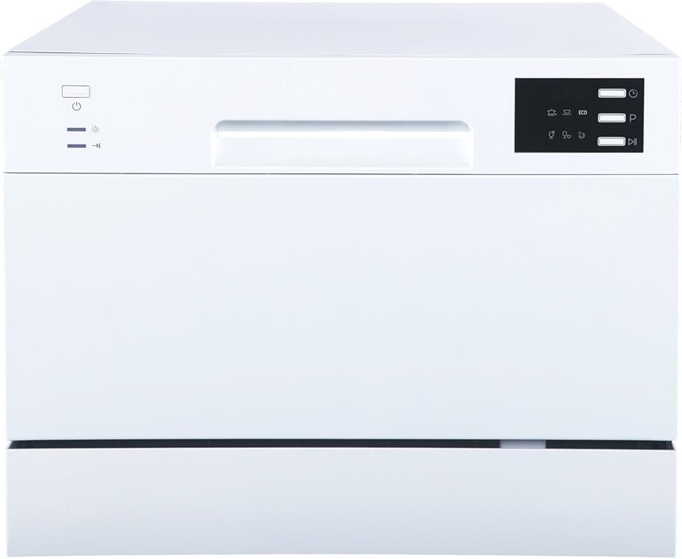 SPT SD-2225DW Compact Countertop Dishwasher, Energy Star Portable with