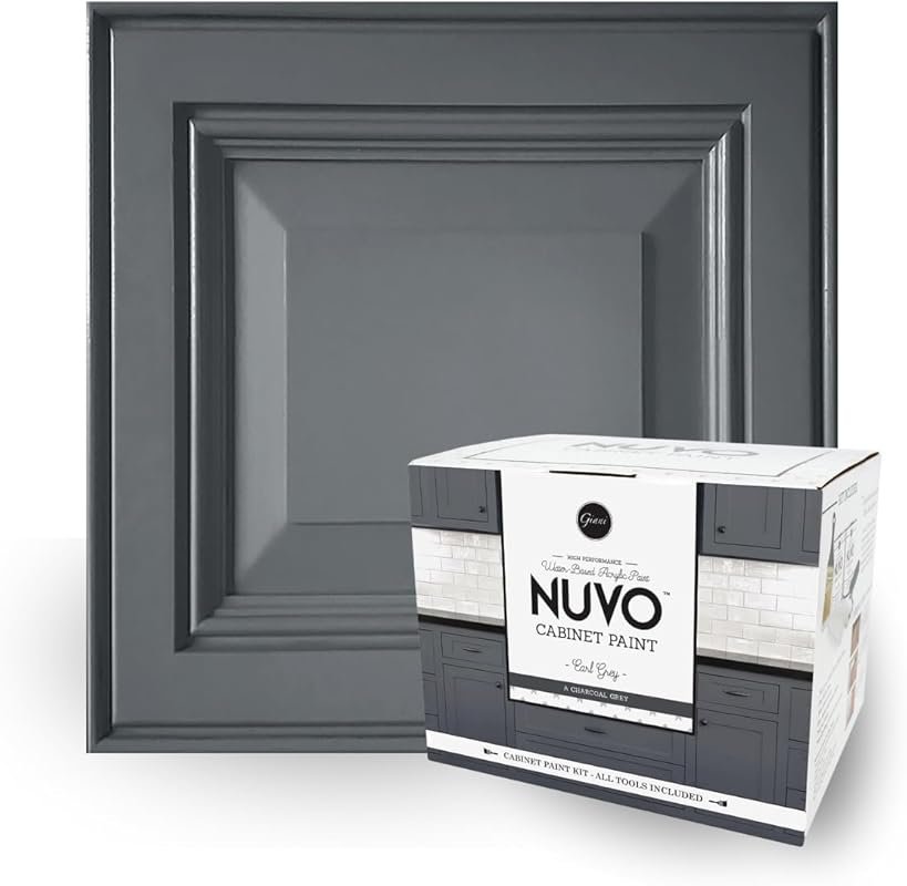 Nuvo Earl Grey Cabinet Makeover Kit with Easy DIY Set