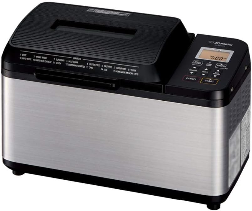 Zojirushi Home Bakery Virtuoso Plus 2lb Breadmaker for Homemade Loaves