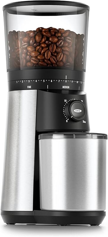 OXO Brew Conical Burr Coffee Grinder with Smart Grind & Stainless Stee
