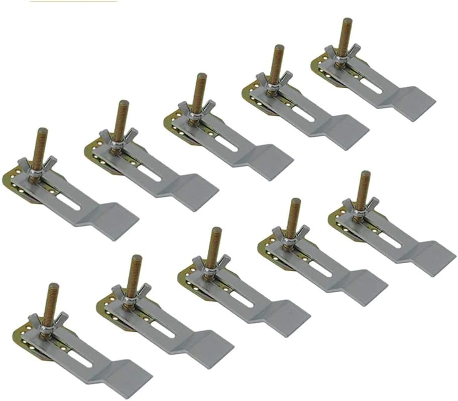 Epoxy-Coated 10-Pack Sink Brackets for Kitchen & Bathroom Sinks – Dura