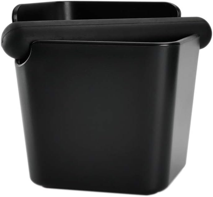 HOMEE Espresso Knock Box with Removable Knock Bar & Non-Slip Base, 4.8