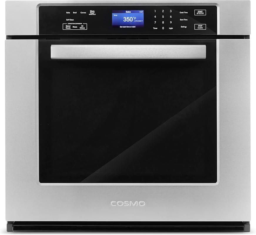 COSMO COS‑30ESWC 30″ Haven Collection Electric Wall Oven – 5 cu ft Tru