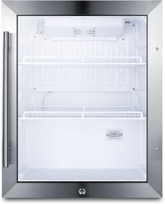 Summit SCR314L 2.1 Cu.Ft Compact Beverage Center with LED Light & Auto