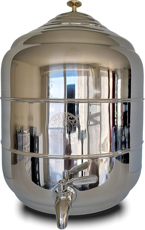 5 Gallon Counter Top Stainless Steel Beverage Dispenser with Faucet Sp