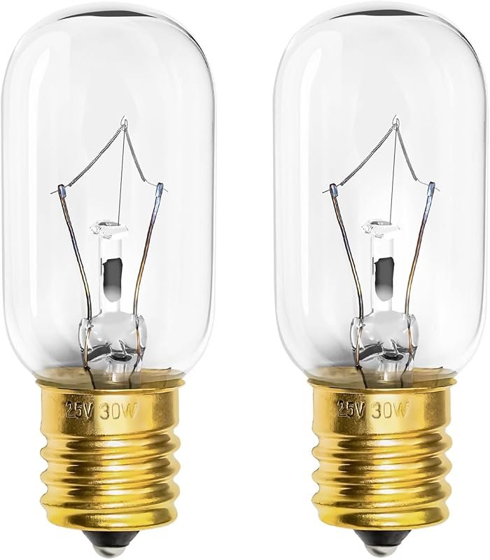 E17 Dimmable LG Microwave Light Bulb, 125V 30W, Compatible with Frigid
