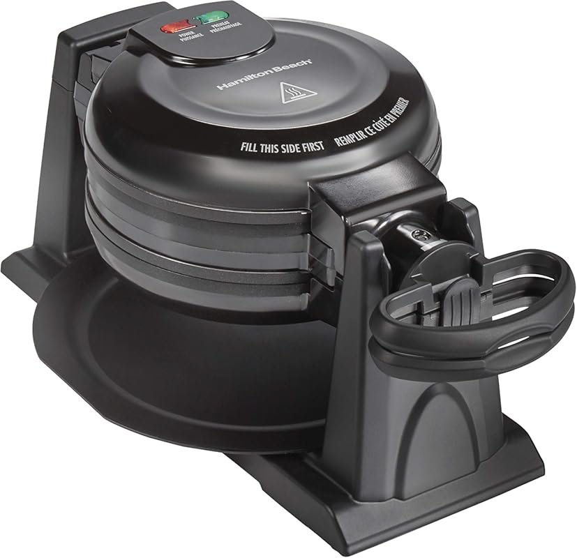 Hamilton Beach 26201 Double Belgian Waffle Maker with Removable Nonsti