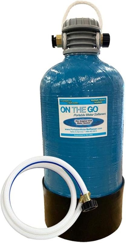 On The Go OTG4-VM-DBLSOFT Portable Double Water Softener with Brass Fi