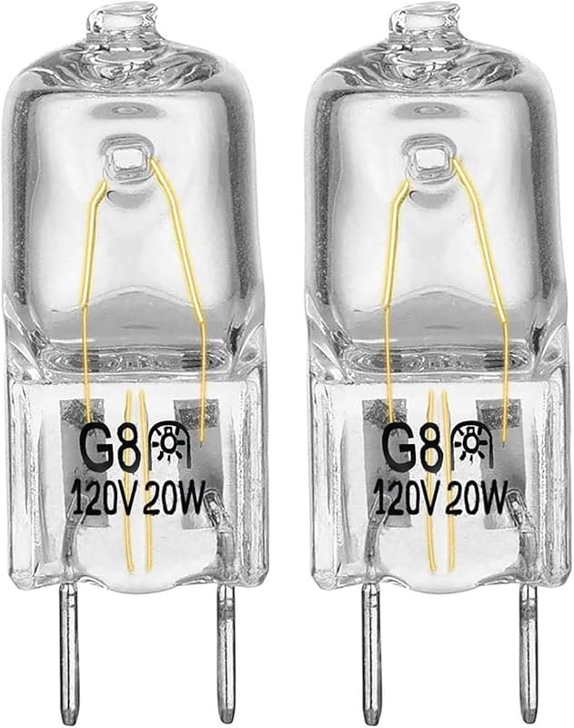 Halogen Light Bulb Pack, 2‑Pack 120V for GE, Samsung, Kenmore, Maytag