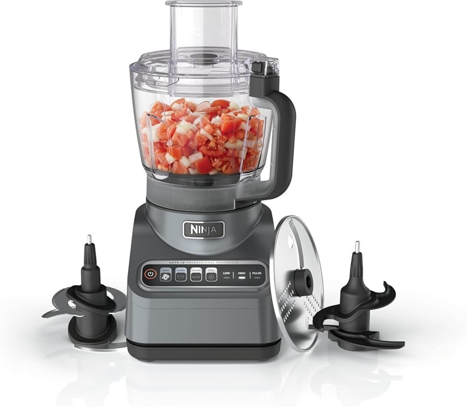 Ninja BN601 1000 Peak Watts Food Processor with 9-Cup Bowl, 4 Function