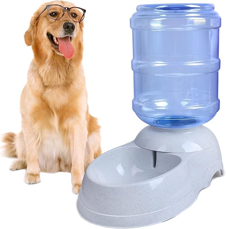Pet Water Dispenser Station – 3 Gal (11 L) Automatic Gravity Waterer w