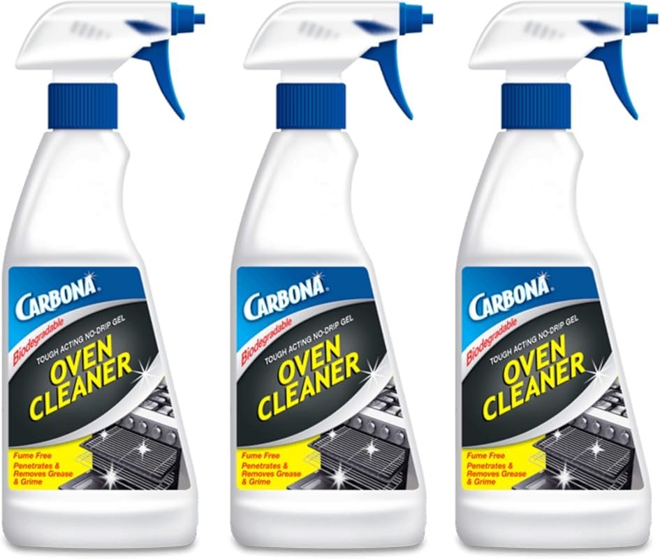 Carbona Oven Cleaner Odor-Free Grease Fighter 3-Pack