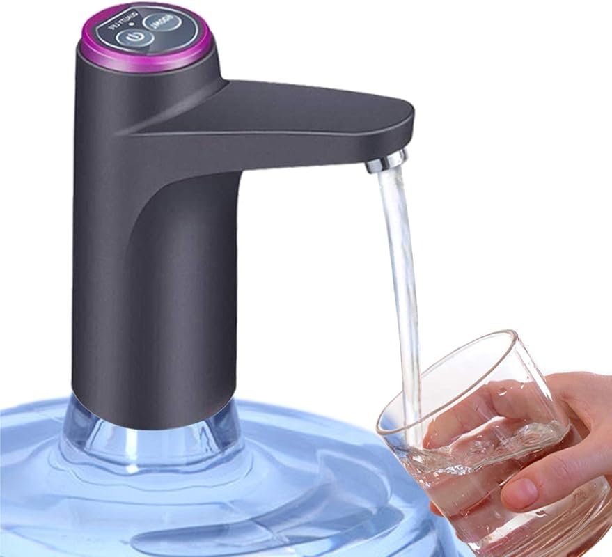 Electric Water Dispenser Pump for 5 Gallon Bottles – Fast Flow, USB Ch