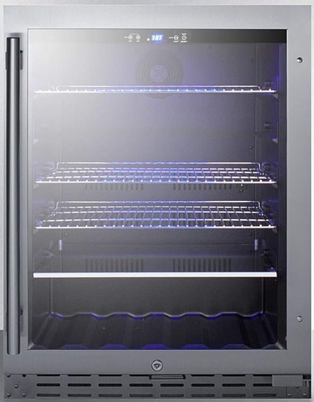 Summit ALBV2466CSS 4.2 Cu.Ft ADA Compliant Beverage Center in Stainles