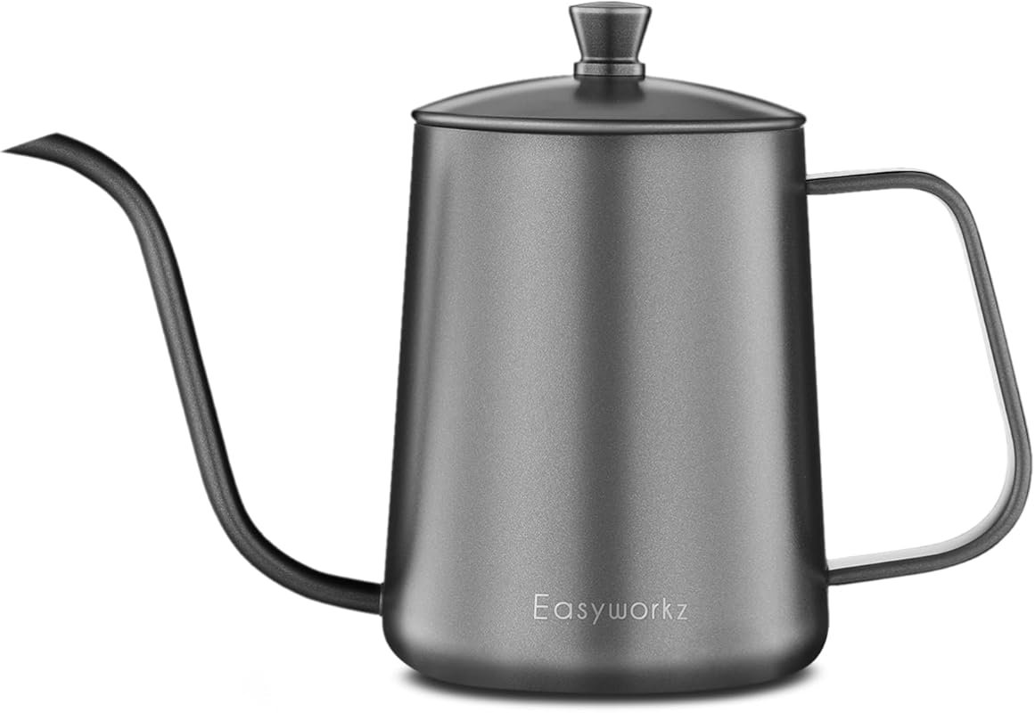 Easyworkz Gage Gooseneck Kettle 12oz Stainless Steel Hand Drip Coffee 