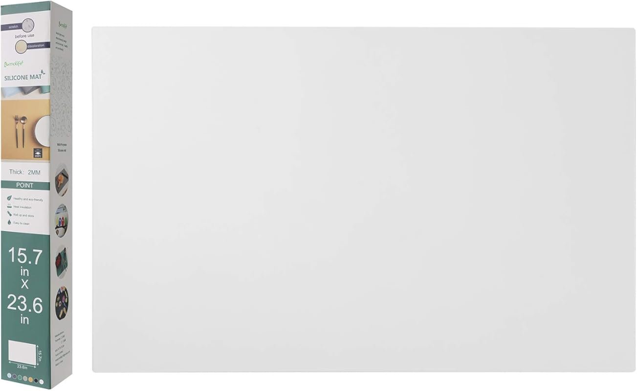Thick 2 mm XL Silicone Heat‑Resistant Non‑Slip Mat for Kitchen Counter