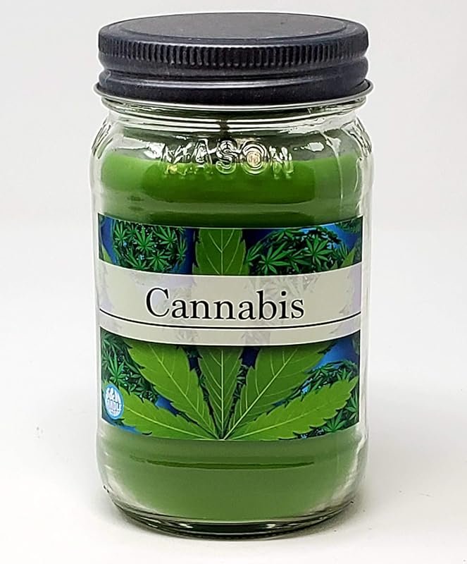Soy Odor Eliminating Candle Removes Cannabis Smoke – 16oz Made in USA 