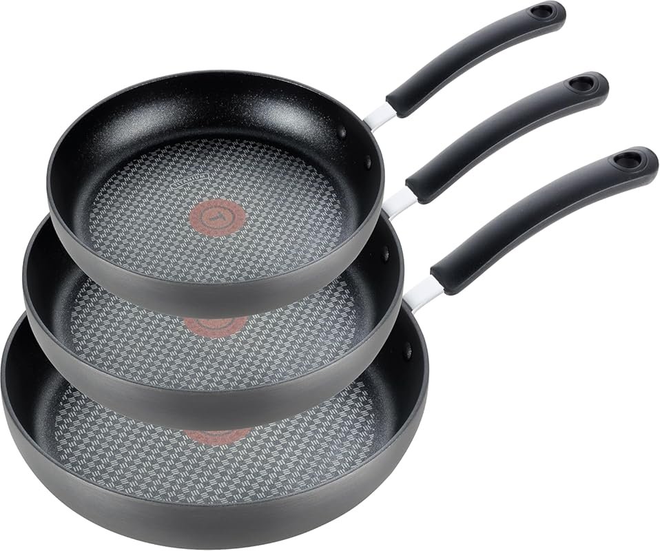 T-Fal Ultimate 3-Piece Fry Pan Set – 8