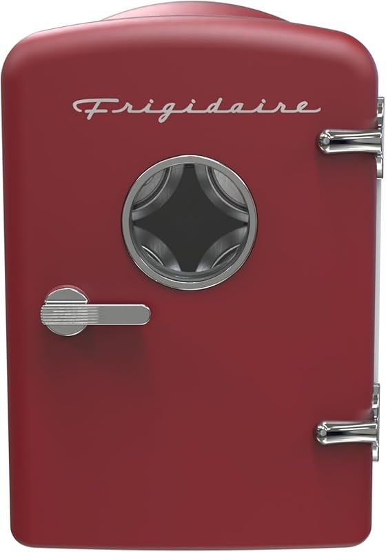 Frigidaire Retro Mini Portable Personal Fridge for Home, Office or Dor