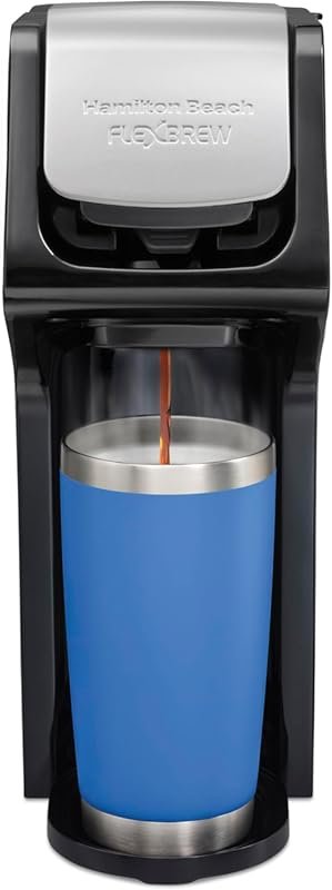 Hamilton Beach FlexBrew Single Serve Coffee Maker, Compatible with Pod