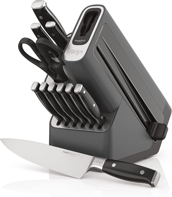 Ninja K32012 12-Piece NeverDull Premium Knife System with German Stain
