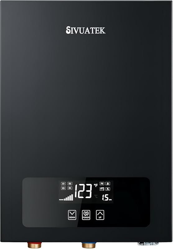 SIVUATEK 14kW Electric Tankless Water Heater, ETL Certified, Compact D