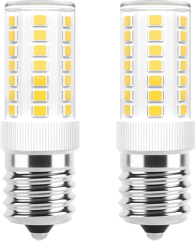 Dimmable E17 LED Microwave Bulb 5W 40W Equivalent Cool White 6000K for