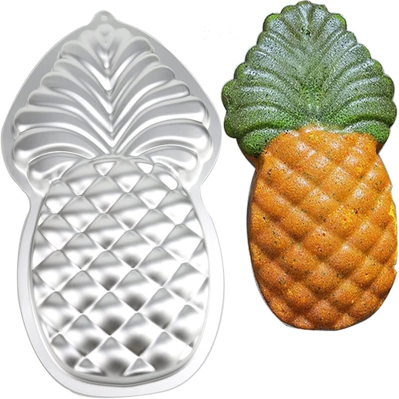 Aluminum Pineapple Shaped Cake Mould for Birthday & Christmas Parties