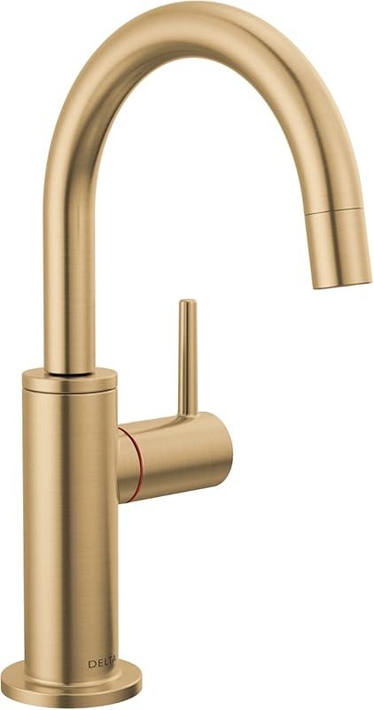 Delta Faucet Instant Hot Water Dispenser, Gold Champagne Bronze, Tank 
