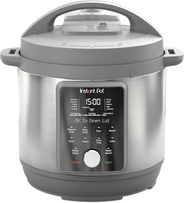 Instant Pot Duo Plus 8-Quart Whisper Quiet 9-in-1 Electric Pressure Co