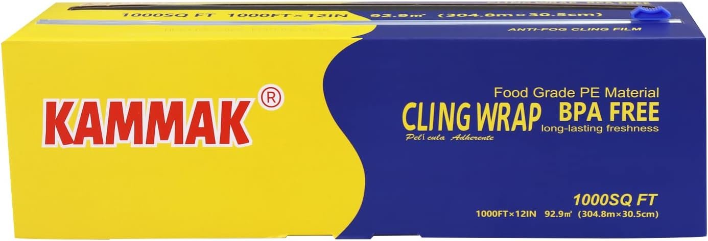 KAMMAK Slide Cutter Plastic Wrap, 12