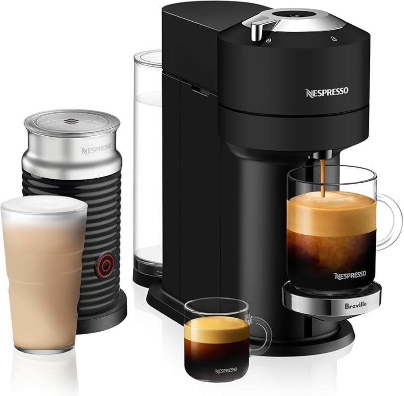 Breville Nespresso Vertuo Next Deluxe Coffee & Espresso Maker with Aer