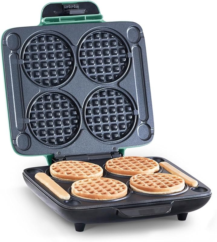 Dash Multi Mini Waffle Maker with Dual Nonstick Plates, Fast-Heating, 