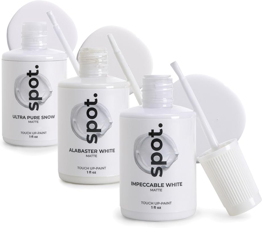 spot. Touch-Up Paint – Multi-Tone White Matte Repair Kit for Cabinets,