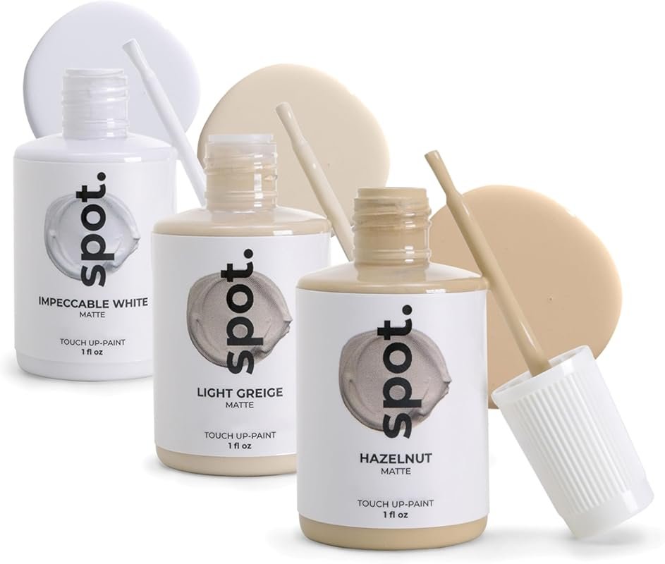 Spot Touch-Up Paint Multi-Tone Beige Matte Finish Cabinets Walls Doors