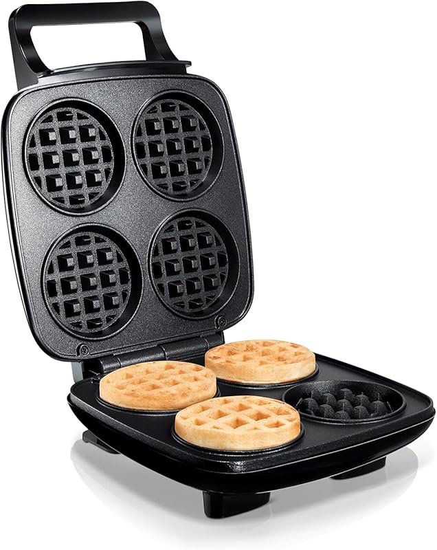 mywaffle Classic Waffle & Chaffle Maker for Breakfast, Keto, Belgian &