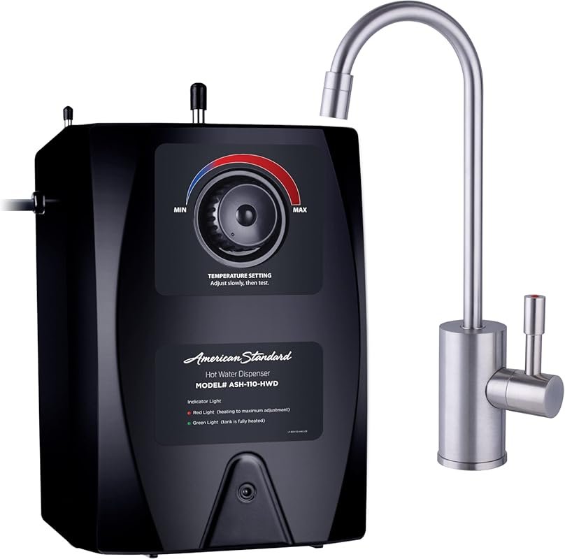 American Standard ASH-110 Instant Hot Water Dispenser with Brushed Nic