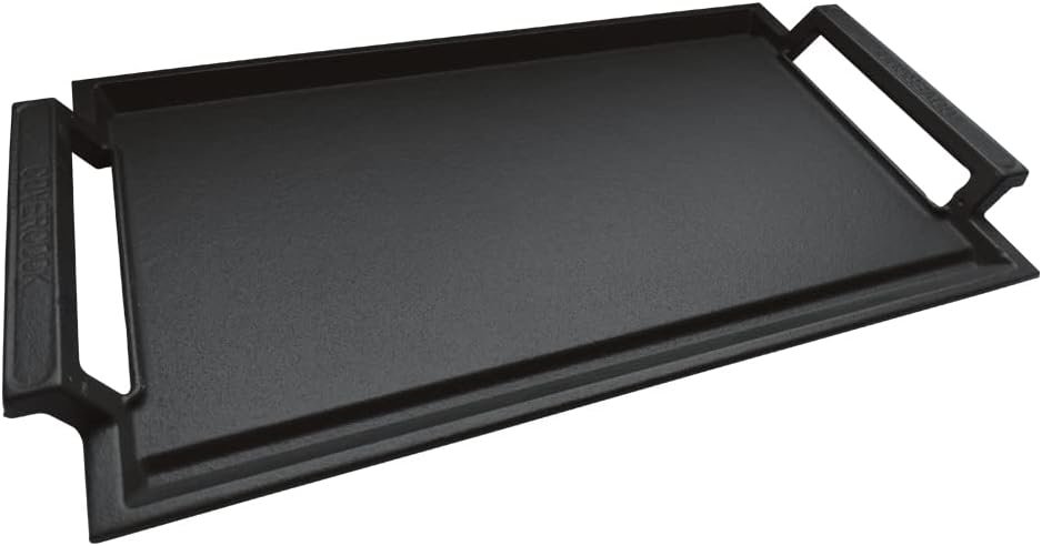 Rectangular 16.7×9.1‑inch Cast Iron Grill Hot Plate